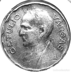 Monete antiche di America: BRASIL (1889-1942) - 100 RÉIS 1940 - PRIMERA REPUBLICA - GETULIO VARGAS - A - 2,53 GR. CUPRONIQUEL